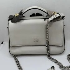 Fendi Flowerland Micro Double Baguette Flowers Auth 3