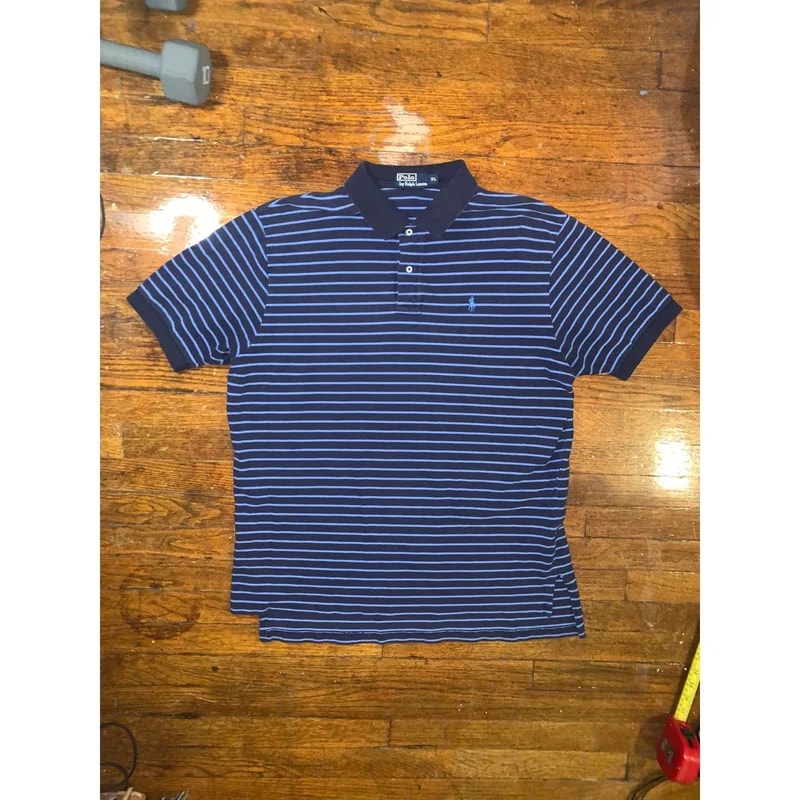 Polo Ralph Lauren — Polo Ralph Lauren Striped Polo Shirt XL — streetwear — resale