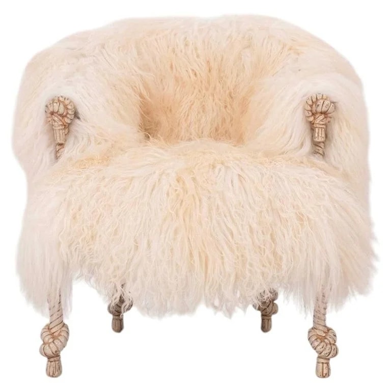 20th Century Icelandic Fournier Style Rope Bergère — Furniture — resale