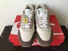 FD5088-200 Nike Air Max 1 PRM Crepe Hemp Sz 10.5 Foam Retro 2