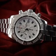 Breitling Super Avenger A13370 | White Dial | 48mm Diamond Bezel | Box & WFT Ext 2