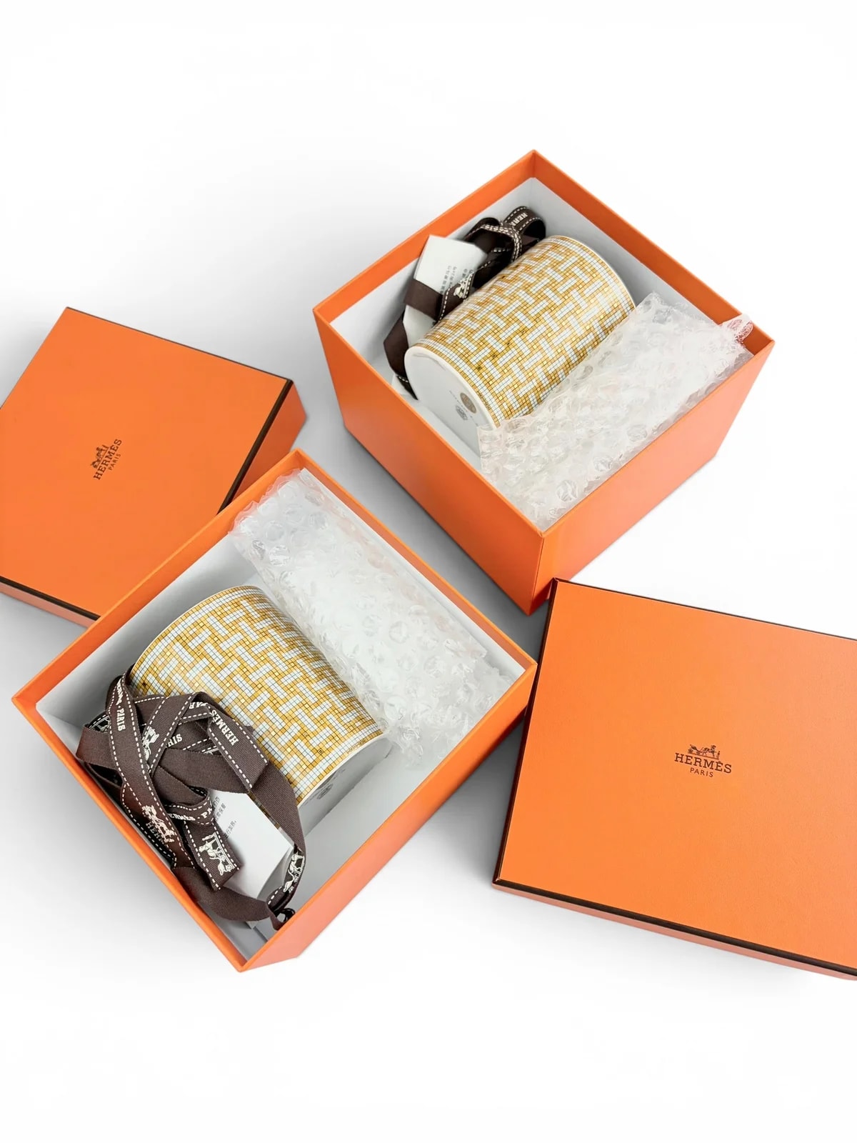 Hermes Mosaique Set of 2 Porcelain Mugs 2