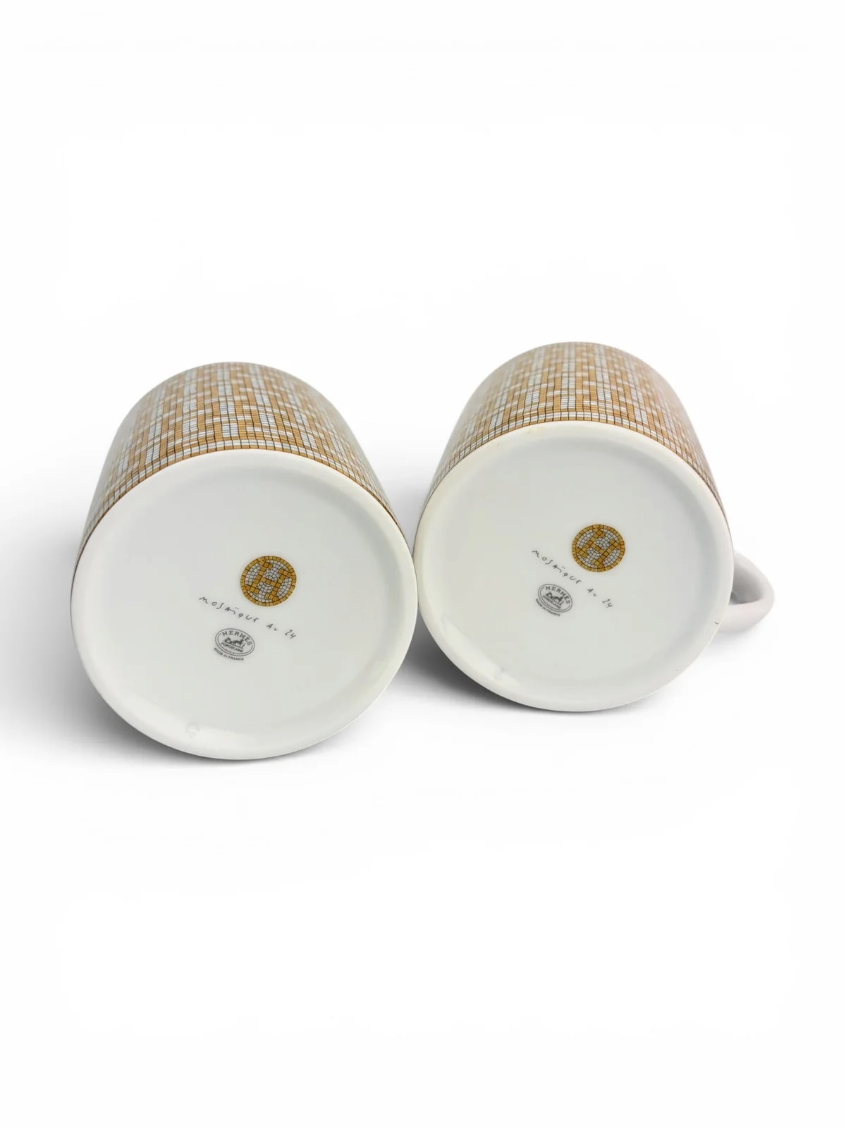 Hermes Mosaique Set of 2 Porcelain Mugs 4