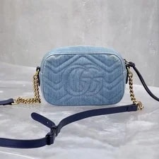Gucci GG Marmont Chain Crossbody GG Logo 2
