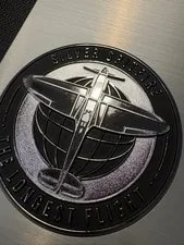 IWC Spitfire Metal Plaque Aircraft Emblem Collectible From Japan 2