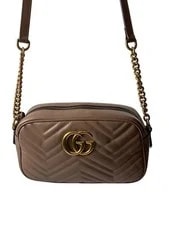 Gucci — Gucci Chain GG Marmont BEG — Handbag — resale
