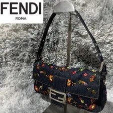 Fendi — Fendi Mamma Baguette Floral Beaded — Handbag — resale