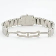 Cartier Tank Française SM Stainless Steel Pink Shell W51028Q3 4