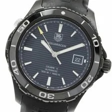 Tag Heuer — TAG Heuer WAK2180.FT6027 Aquaracer Caliber 5 Automatic Date Black SS — Watch — resale