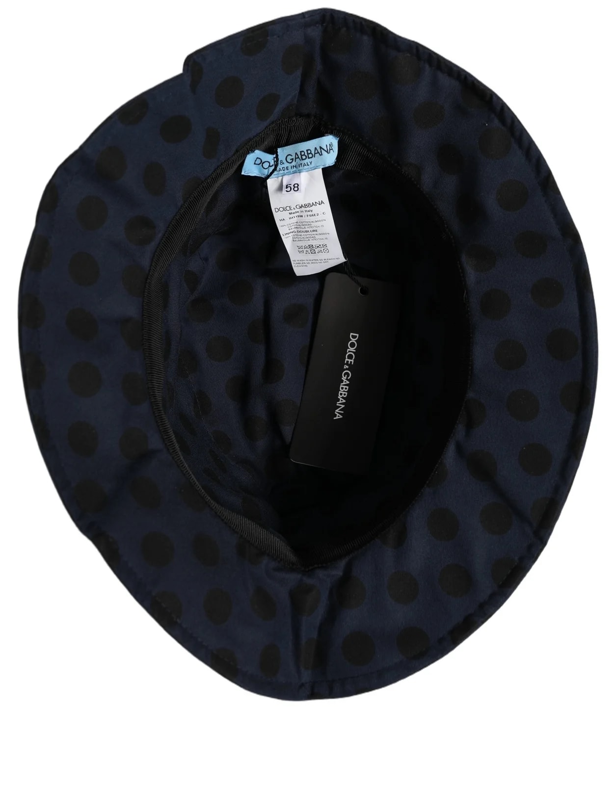 Dolce & Gabbana — Dolce & Gabbana Pattern Bucket Capello Hat — Accessory — resale