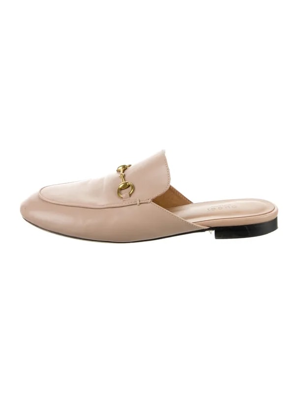 Gucci — Horsebit Accent Slides — Designer Shoe — resale