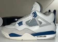 Jordan Air 4 Retro Mid Top Lace Up, US 11 M, Military , Box 3