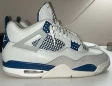 Jordan Air 4 Retro Mid Top Lace Up, US 11 M, Military , Box 4