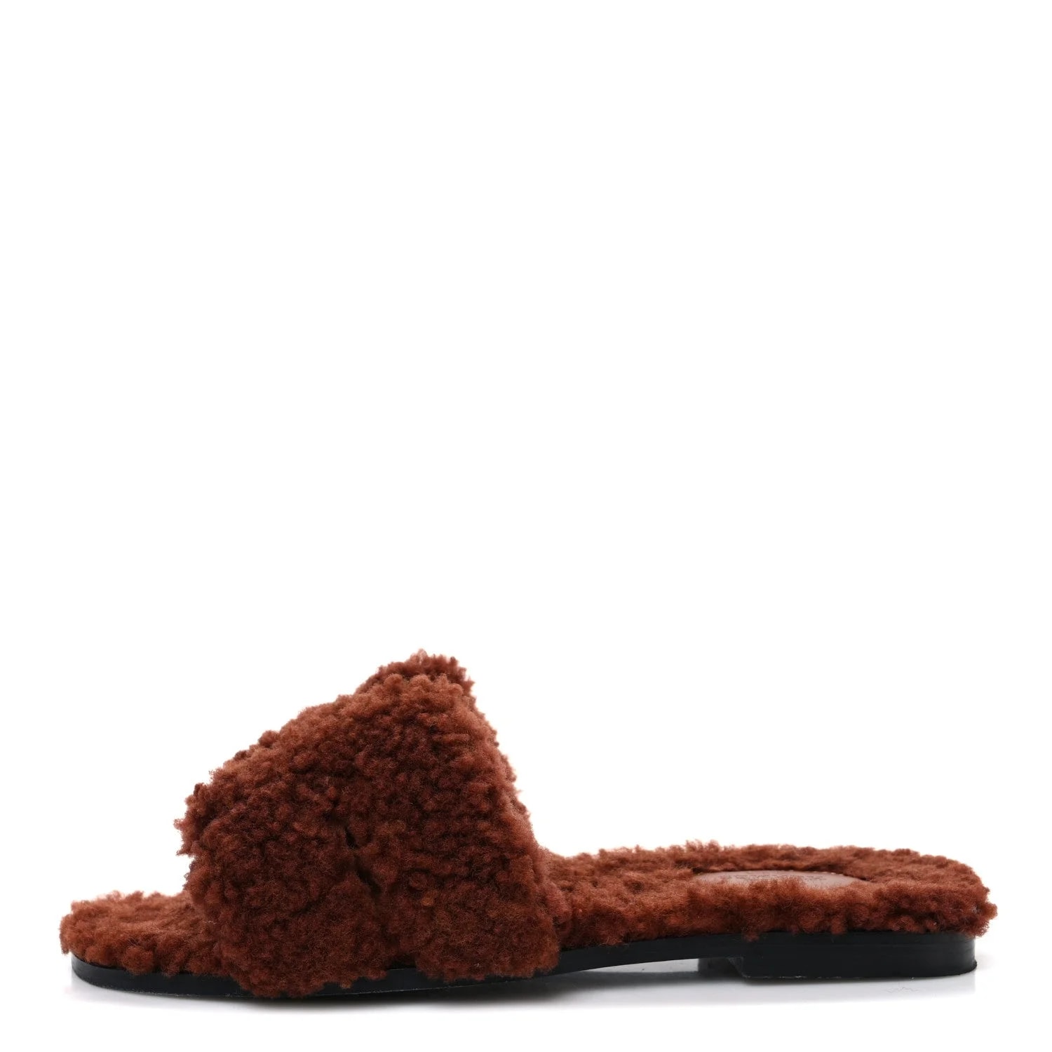 Hermès — Woolskin Oran 38.5 Etoupe — Designer Shoe — resale