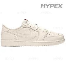 Jordan Air 1 Low Top Basketball HQ6998-100 New Size 2