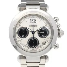 Cartier — Cartier Pasha C Chronograph Stainless Steel 2412 Automatic S CAR — Watch — resale