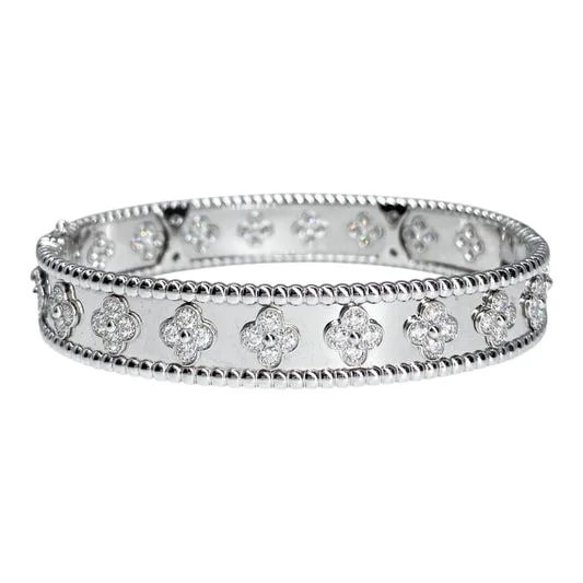 Van Cleef & Arpels — Van Cleef & Arpels 18k White Gold Perlee Clovers — Jewelry — resale