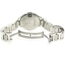 Cartier Ballon Bleu MM W4BB0016 33mm SS Silver #C1784 3