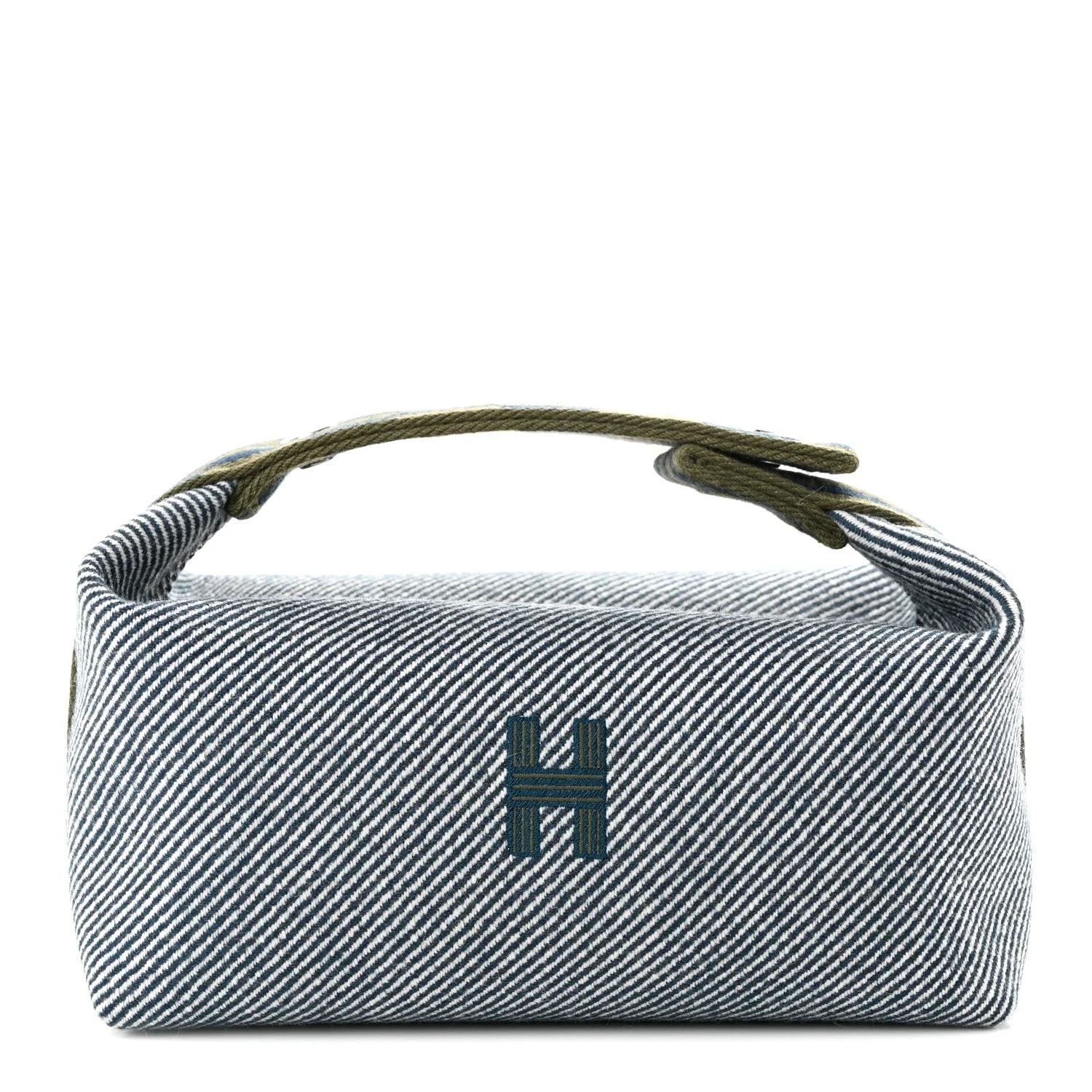 Hermès — Small Bride-A-Brac H Natte Pouch Abysse — Accessory — resale