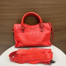 Authentic Balenciaga Mini City in With Studs AG 3