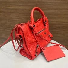Authentic Balenciaga Mini City in With Studs AG 4