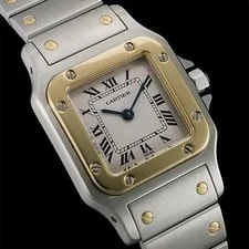 Cartier Santos Galbee SM W20012C4 Ivory 34mm Quartz Box Papers 2