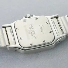 Cartier Santos Galbee SM W20012C4 Ivory 34mm Quartz Box Papers 4