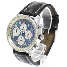 Breitling Navitimer 1461 A38022 41mm SS Navy / Silver #C4075 2