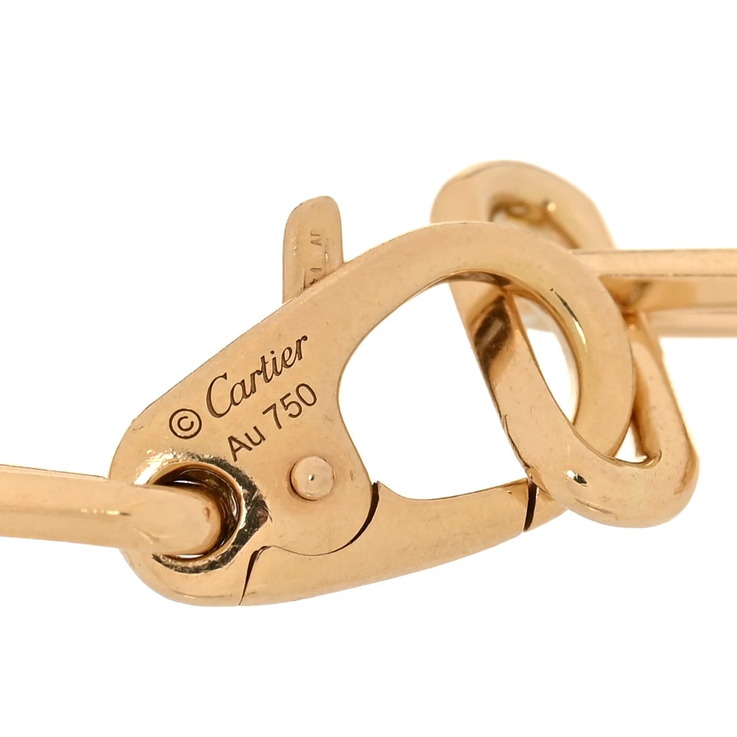 18K Yellow Gold Santos de Cartier Link Chain 3