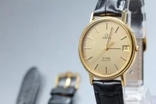 Omega — 1979 *Near * Omega de Ville Cal.1332 192.0057 Gold Dial Quartz — Watch — resale