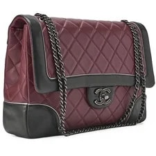 Chanel Matelasse Single Flap Turnlock Chain By X r0_ 3