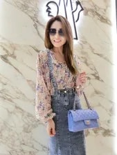 Chanel — Chanel Classic Flap Medium Misty With Hardware — Handbag — resale