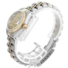 Rolex Datejust 10P Diamond 69173G Champagne E Number Second Hand 2