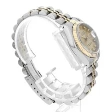 Rolex Datejust 10P Diamond 69173G Champagne E Number Second Hand 3
