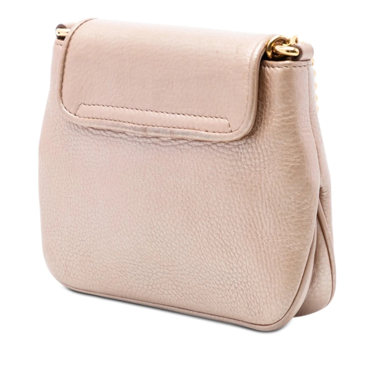 Small Metallic Pebbled 1973 Chain Crossbody 2