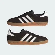 Adidas Gazelle Indoor Shoes Size: 10 "Aurora / Core / Gum" 4