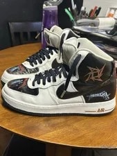 Custom Nike Air Force 1 High Sz 10.5 Metallica and Justice for All 2