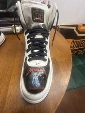 Custom Nike Air Force 1 High Sz 10.5 Metallica and Justice for All 4