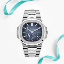 Patek Philippe — Patek Philippe Nautilus 5712/1A-001 'Tiffany & Co' Moon Phases Stainless Steel — Watch — resale