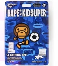 Bathing Ape Bape Sta KidSuper Japan (Size 9) World Cup 4