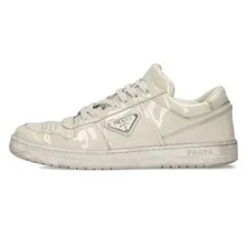 Prada 2EE364 Downtown Triangle Logo Plate Enamel Low-cut 2