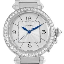 Cartier — Cartier Pasha 42mm Rose Gold MOP Diamond WJ124005 — Watch — resale