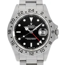 Rolex — Rolex Explorer II 16570 Black All Tritium Single Buckle W Number Second Hand... — Watch — resale