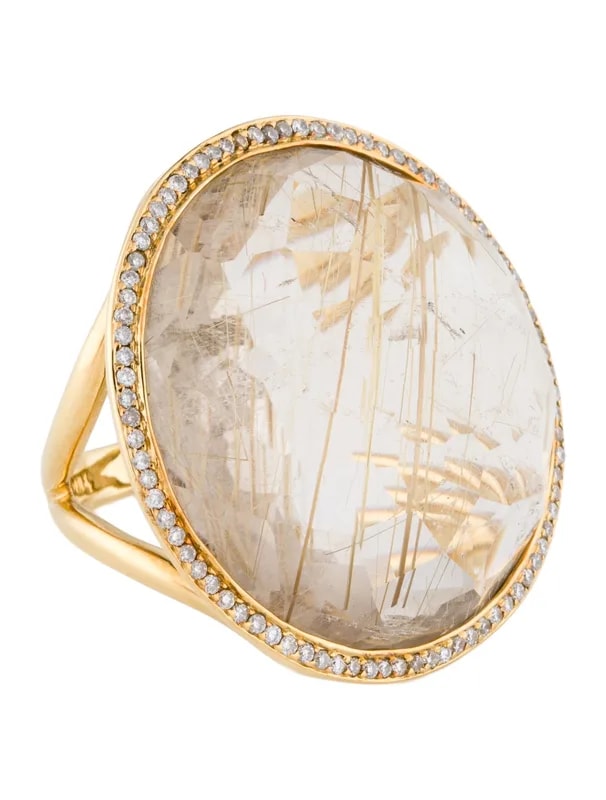 Ippolita — 18K Rutilated Quartz & Lollipop Cocktail — Jewelry — resale