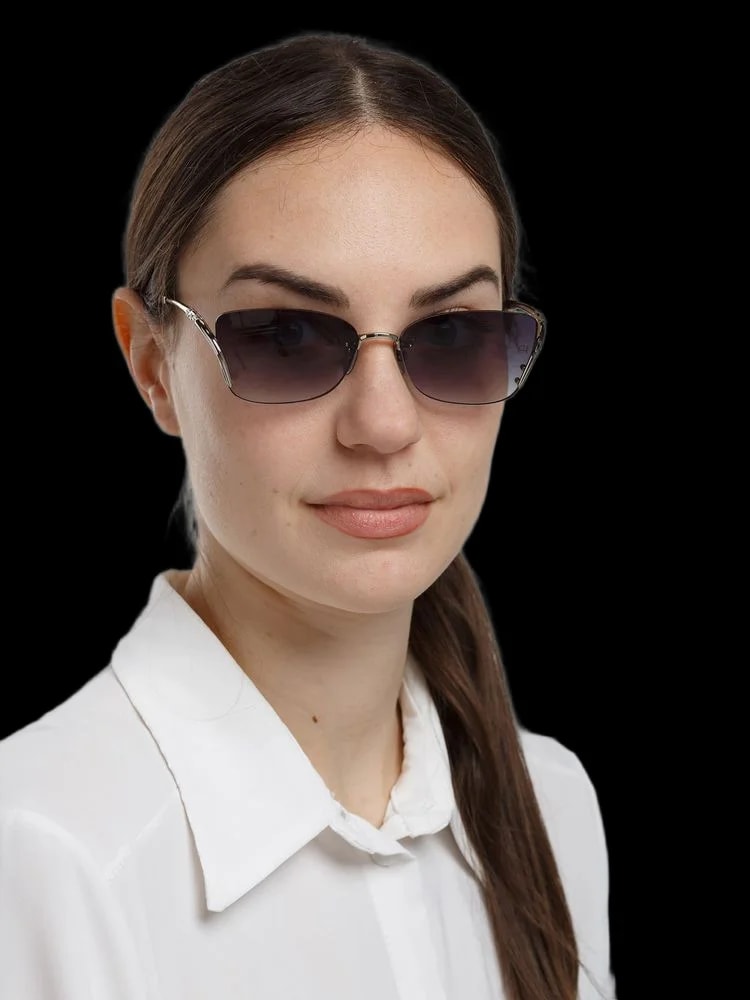 Ana Hickmann Ah3359 Metal Rectangle Sunglasses — 2