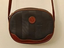 Authentic Fendi Pequin Striped & Crossbody 2