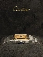 Cartier Santos Galbee White Roman Dial on Steel W20011C4 With Box 3
