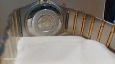 Omega Constellation Two-Tone Diamond Bezel Mother-of-Pearl Dial Quartz 4