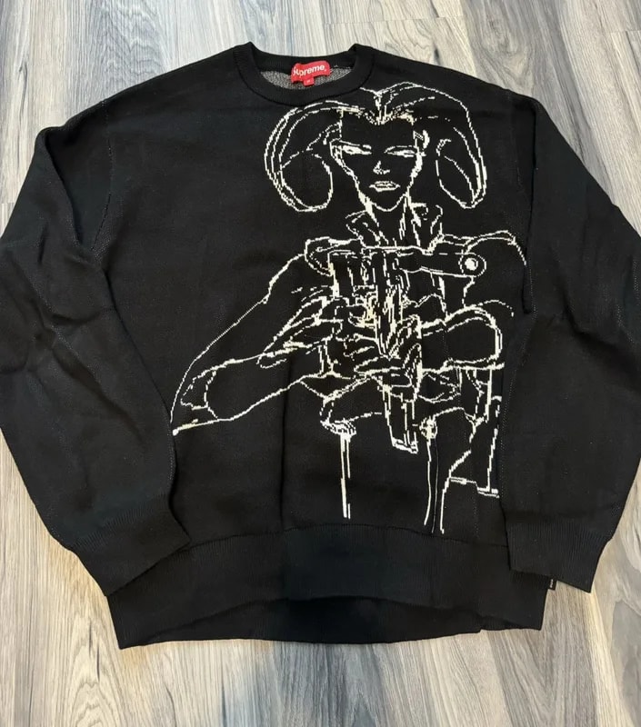 Supreme — Supreme Aeon Flux Gun Sweater — streetwear — resale