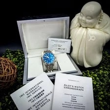 IWC Pilot le Petit Prince Chronograph Blue Dial 43mm Stainless Steel 4